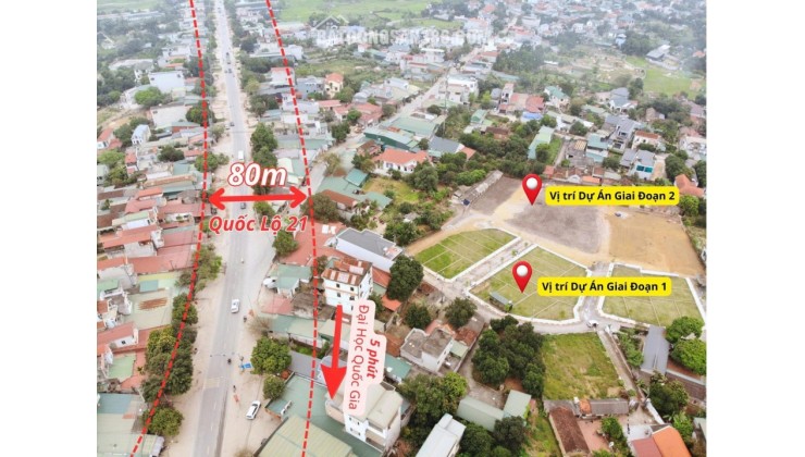 Bán đất Hoà Lạc gần Đại Học Quốc Gia Hà Nội vốn 1.980 tỷ, 0968 274 096