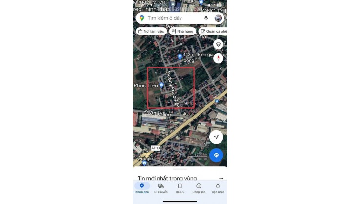 Bán đất đấu giá Phúc Tiến - Phường Chương Mỹ - Hà Nội