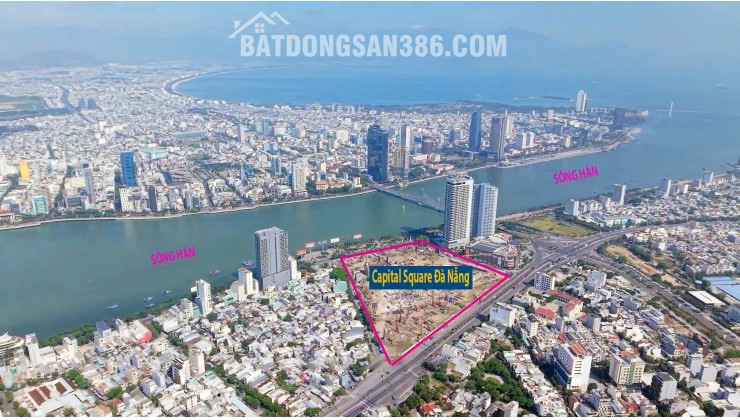 Độc quyền siêu phẩm 1PN tòa S4 mở bán đợt 1 Capital Square ĐN ngay mặt sông Hàn giá chỉ 3tỷ7 (full)