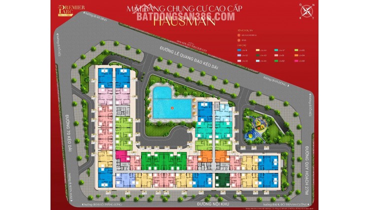 Bán căn hộ chung cư Hausman Premium Residences, 98 triệu (dt 75.9m2) đường Lê Quang Đạo, Đại Mỗ, Hà Nội