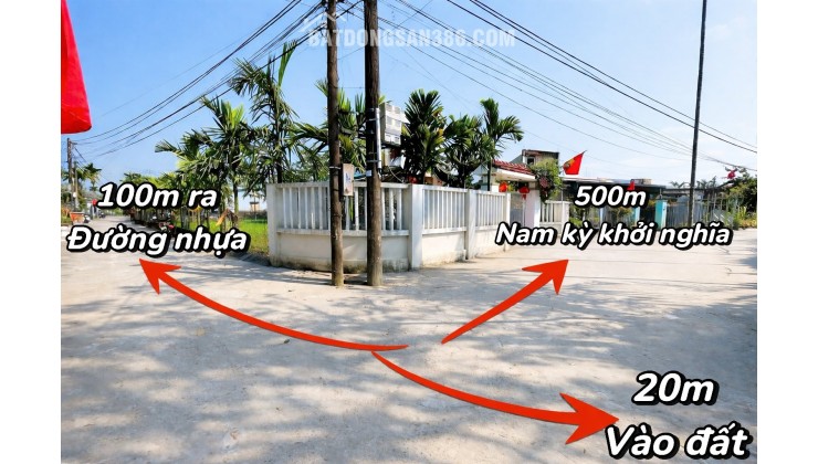 Đất thuộc Đà Nẵng - Hoà Tiến cũ sát trục Nam Kỳ Khởi Nghĩa