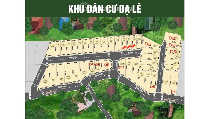 Chỉ với 531tr đã có thể sở hữu khu đất nền ở Dạ Lê