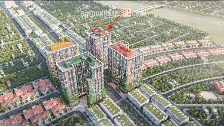 Độc quyền căn STUDIO tầng 16, căn 02, tòa F5 Sun FourS, View sông trực diện, chỉ 1.7 tỷ giá gốc CDT
