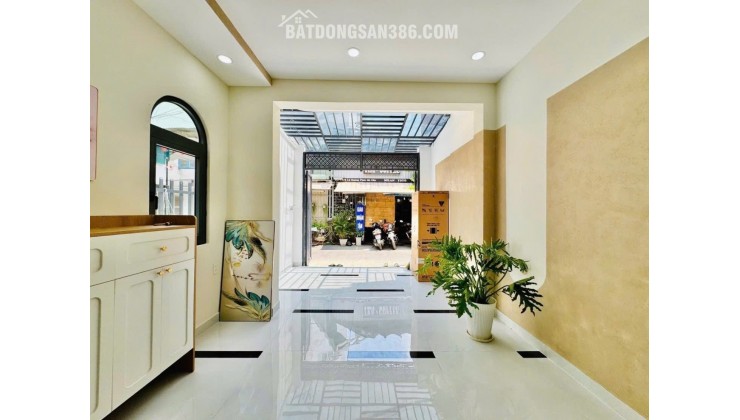 GÓC 2 MẶT TIỀN HIẾM – XE HƠI TRÁNH – NHÀ MỚI 4 TẦNG 56M2  - NGAY LÊ HOANG PHÁI - GÒ VẤP