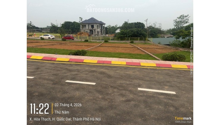 Chính chủ cần bán lô đất tại Hòa Lạc cách Quốc lộ 21 300m diện tích 100m2 mặt tiền 6m chỉ hơn 2 tỷ