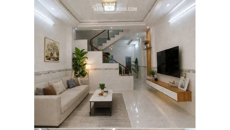 HXH 8M KHU DÂN TRÍ -4 TẦNG BTCT- HOÀN CÔNG ĐỦ- 100M RA QL1A -SANG GÒ VẤP 5 PHÚT- CHỦ MỚI SƠN SỬA TÚT TÁT LẠI MỚI COONG- NAY CHỦ BAY VỀ MỸ NÊN BÁN LẠI