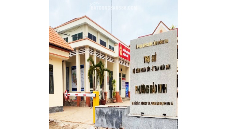 5m×25m 2 MẶT TIỀN  TP LONG KHÁNH, ĐN  NGAY TRƯỜNG HỌC MN đến CẤP 3  GIÁ CHỈ 790Tr