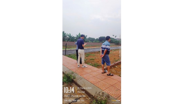 Lô đất 100m2 gần Đại học Quốc Gia, khu vực trung tâm Hòa Lạc. Phù hợp xây trọ, đầu tư sinh lời, kết nối Metro 5 – Quốc Lộ 21