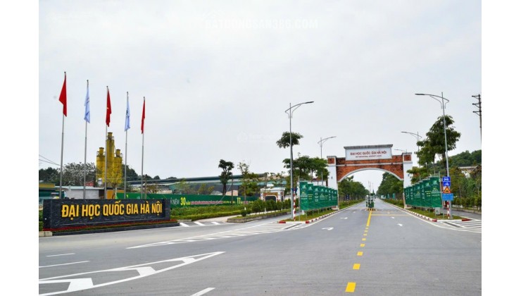 Bán đất thổ 98m2, sắn sổ khu lõi Công Nghệ Cao Hòa Lạc, Bình Yên, Thạch Thất, đường 2 ô tô tránh