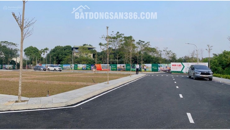 Bán đất nền Hoà Lạc - ĐH Quốc gia 100m2 full thổ cư, mặt tiền 8m, đường trước 20m, giá 2,5 tỷ