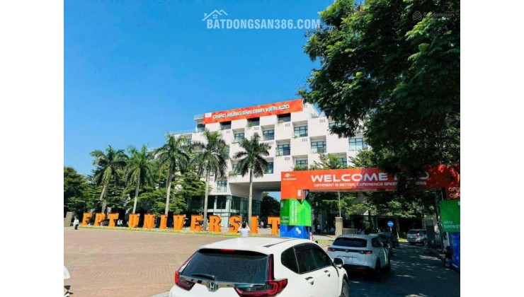 Chính chủ cần tiền trả nợ, bán gấp lô đất 110m full thổ cư sát ĐH FPT và ĐHQG.