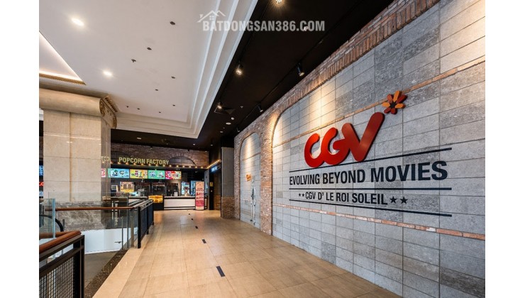 Bán sàn tầng 2 TTTM Uni Mall khối đế toà D . Le Roi Soleil 59 Xuân Diệu - Tây Hồ