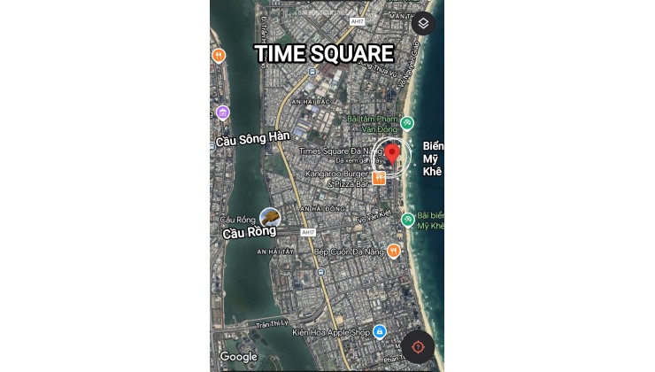 Độc quyền trục 04 CT7 tầng cao Time Square ĐN view trực diện biển Mỹ Khê nhận nhà ngay VH 35tr/th