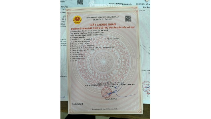 bán cắt lỗ 100m2 trung tâm Hòa Lạc. LH : 0989556644