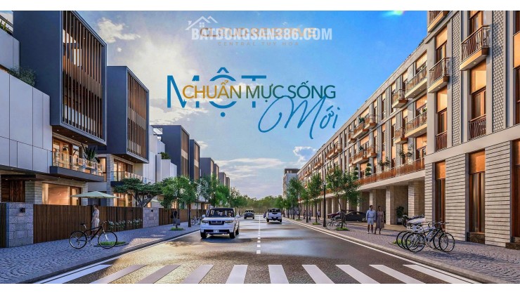 Cần bán nhà liền kề 4 tầng mặt tiền Trần Phú ,Tuy Hoà . Giá sêu hot ,siêu sang chỉ từ 11tyxxx