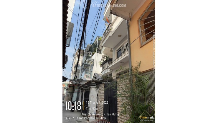 Cách HXH chỉ 60m - Nhà đẹp ở ngay Trần Xuân Soạn - 59m2 - 7.X tỷ