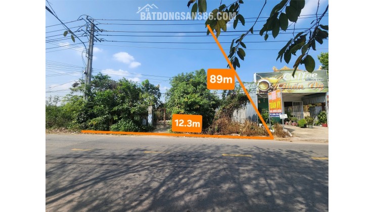 NGÂN HÀNG THANH LÝ NHÀ MT 12M, ĐƯỜNG NHỰA 8M, DT 1116M2, PHÚ GIÁO BD