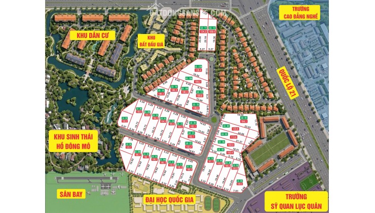 CHỈ 2.5 TỶ - SỞ HỮU 100M² ĐẤT VÀNG ĐỐI DIỆN ĐẠI HỌC QUỐC GIA.LH 0989556644