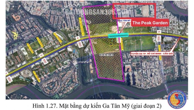 Nhận giữ chỗ 200 căn The Peak Garden cạnh nhà ga Tân Mỹ, Quận 7 giá từ 75 triệu/m2
