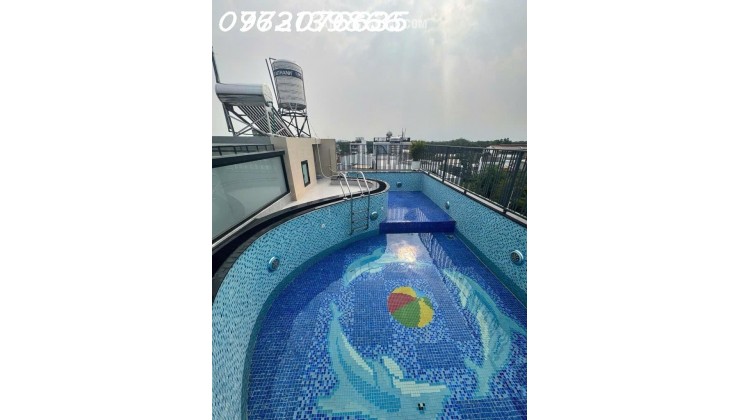 HƠN 9 TỶ- BIỆT THỰ  CAO CẤP CÓ HỒ BƠI- THANG MÁY- NGANG 7 x 14- ĐƯỜNG NGUYỄN HỮU THỌ- GÀN KDC ZEIT REVER.