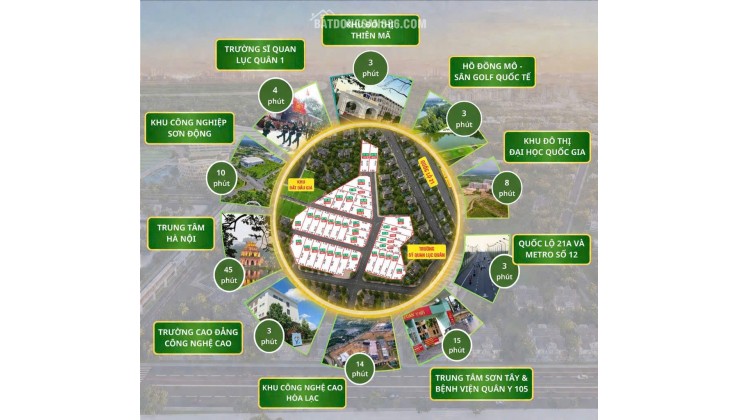 CƠ HỘI VÀNG ĐẦU TƯ TẠI HÒA LẠC,  GIÁ TỐT NHẤT KHU VỰC !