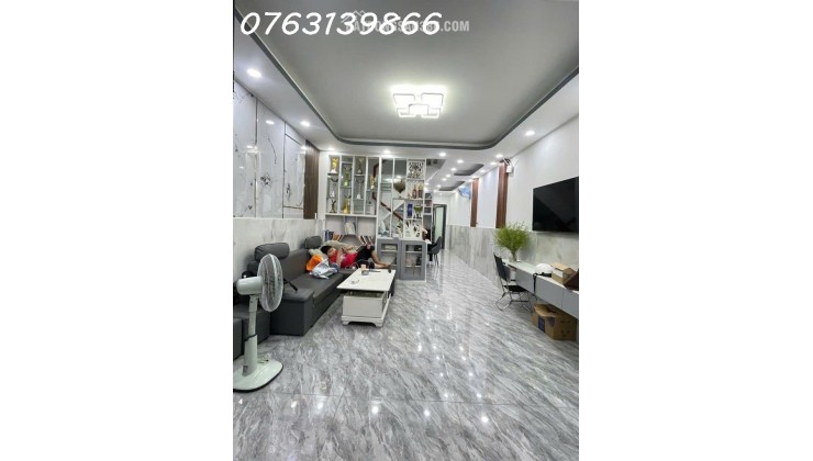 GIÁ 4.x TỶ- HUỲNH TẤN PHÁT- NHÀ MỚI- DT 4 x 19- 4 PN, SHR- HOÀN CÔNG- GẦN HOÀNG QUỐC VIỆT