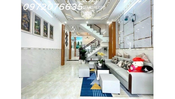 CHỈ 5.x TỶ- HUỲNH TẤN PHÁT- GẦN HOÀNG QUỐC VIỆT- BÁN NHÀ MỚI 3 TẦNG- DT 4.2 x 12.5- XE HƠI ĐỖ CỬA- HIỆN HỮU- HOÀN CÔNG.