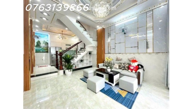 GIÁ 5.x TỶ- HUỲNH TẤN PHÁT- GẦN HOÀNG QUỐC VIỆT- BÁN NHÀ MỚI 3 TẦNG- DT 4.2 x 12.5- XE HƠI ĐỖ CỬA- HIỆN HỮU- HOÀN CÔNG.