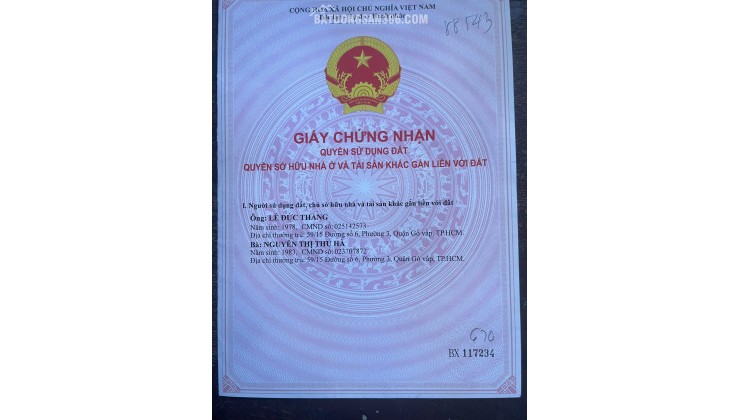 BÁN NHÀ CHÍNH CHỦ: NHỎ, ĐẸP, CHẮC CHẮN, HẺM THÔNG - RỘNG, KDC THÂN THIỆN. LH:0989051114.