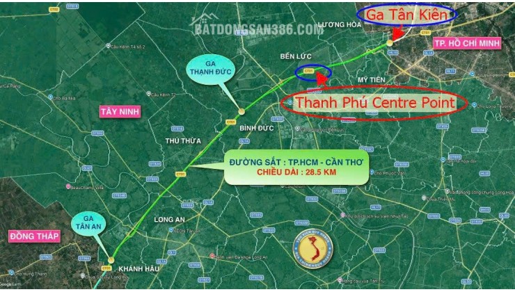Thanh Phú Centre Point Bến Lức - đô thị vệ tinh phía Tây TP.HCM, cơ hội đầu tư 2026