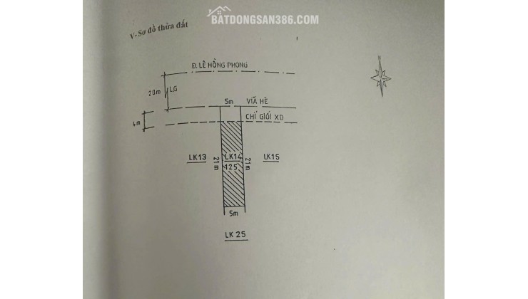 10m mặt tiền lê hồng phong, trung tâm đức trọng, lâm đồng