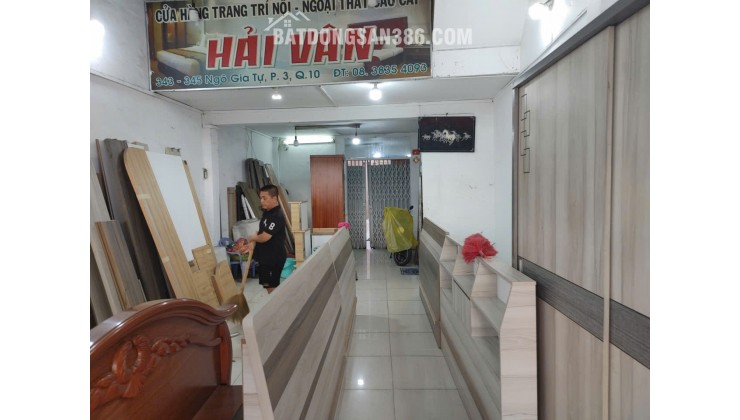 Cho thuê mặt tiền kinh doanh đường Ngô Gia Tự, Quận 10 – vị trí đẹp, đông khách