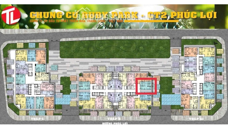 Bán căn hộ chung cư Ruby Phúc Lợi 75m 2 ngủ chỉ từ 1,5 tỷ nhận nhà 2027 mua TT từ CĐT