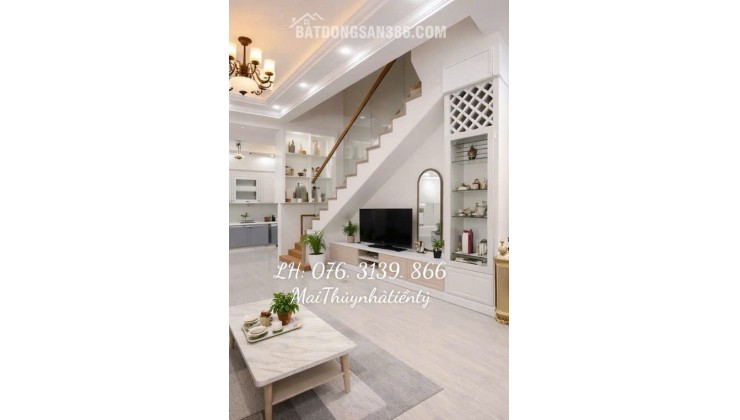 GIÁ 7. x TỶ- HTP- GẦN PHÚ MỸ HƯNG- NHÀ MỚI 4T- DT 4.8 x 23- DÂN TRÍ- HOÀN CÔNG.