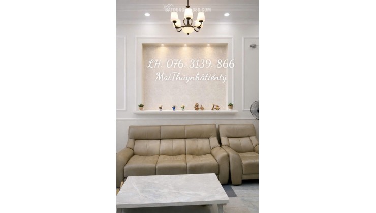 GIÁ 7. x TỶ- HTP- GẦN PHÚ MỸ HƯNG- NHÀ MỚI 4T- DT 4.8 x 23- DÂN TRÍ- HOÀN CÔNG.