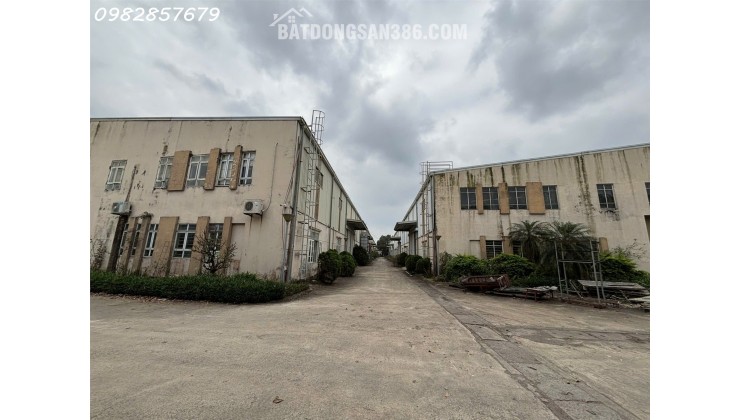 Bán đất cụm công nghiệp Ứng Hòa dt 3ha đã có 03 khu nhà xưởng hiện đang cho thuê