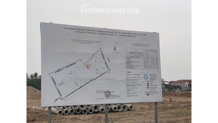 ĐẤT ĐỐI DIỆN KCN LÀNG NGHỀ MAY VÂN TỪ - PHÚ XUYÊN, DT 80M2 CHỈ 2.6TỶ. LH:0336952536.