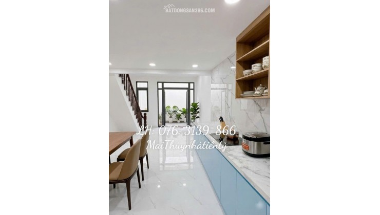 GIẢM 200TR– CÒN  5.2 TỶ– NHÀ MỚI 4.5x12– LÔ NHÌ HUỲNH TẤN PHÁT– SÁT TRẦN XUÂN SOẠN QUẬN 7.