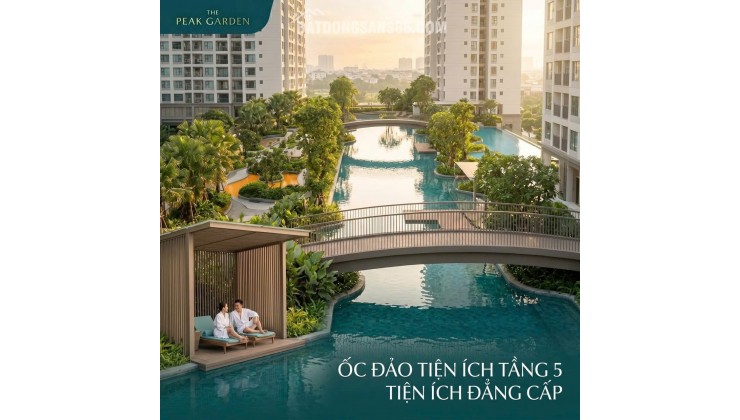 CĂN HỘ WELLNESS TẠI Q7 – KHÔNG GIAN SỐNG TINH CHỌN  THE PEAK GARDEN GIÁ TỪ 75 triệu/m2, 15% KÍ HĐMB