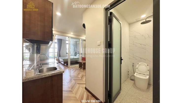 CHO THUÊ CĂN HỘ CAO CẤP , GẦN VÒNG XOAY HÀNG XANH, 55M2 CHỈ 13TR/TH. LH:0982048459.