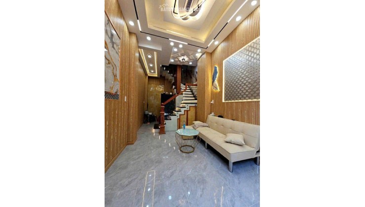 QUẬN 4 – MT ĐƯỜNG SỐ – 4 TẦNG – 2PN – NHÀ MỚI – 7.35 TỈ KO QH