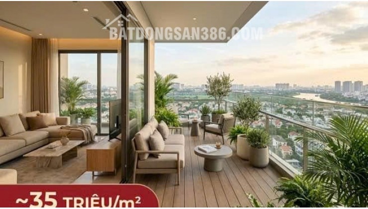 ĐỘC QUYỀN CĂN GÓC 2PN + SÂN VƯỜN 53M2 – F1 SUN FOURS