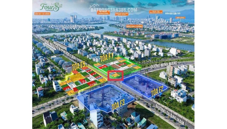 ĐỘC QUYỀN CĂN GÓC 2PN + SÂN VƯỜN 53M2 – F1 SUN FOURS