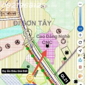 ƯU ĐÃI LÔ ĐẤT SÁT QL21 CẠNH TƯỜNG DỰ ÁN ĐẤT ĐẤU GIÁ ĐỐI DIỆN TRƯỞNG CĐ NGHỀ CHẤT LƯỢNG CAO HOÀ LAC