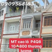 BÁN NHÀ MẶT TIỀN CAO LỖ, Q8 - Giá chỉ 10,8 TỶ  – VỪA Ở VỪA KINH DOANH