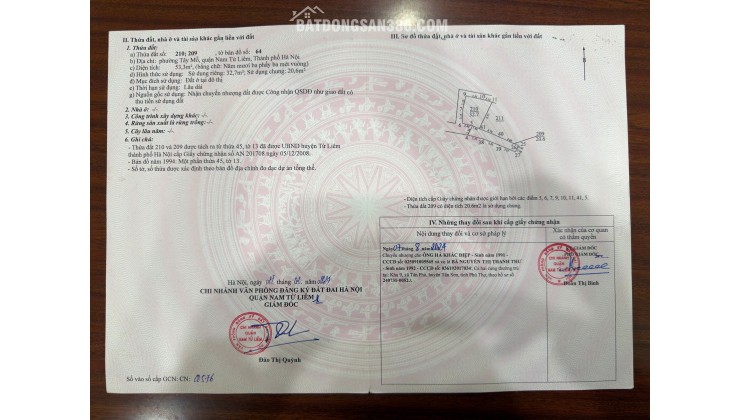 Bán nhà 5T Miêu Nha Tây Mỗ DT33m2, MT4.1m, lô góc, 6.5 tỷ Nam Từ Liêm
