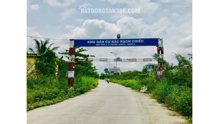 chủ nhà Cần bán nhanh lô đất thuộc khu dân cư Bắc Rạch Chiếc, Quận 9