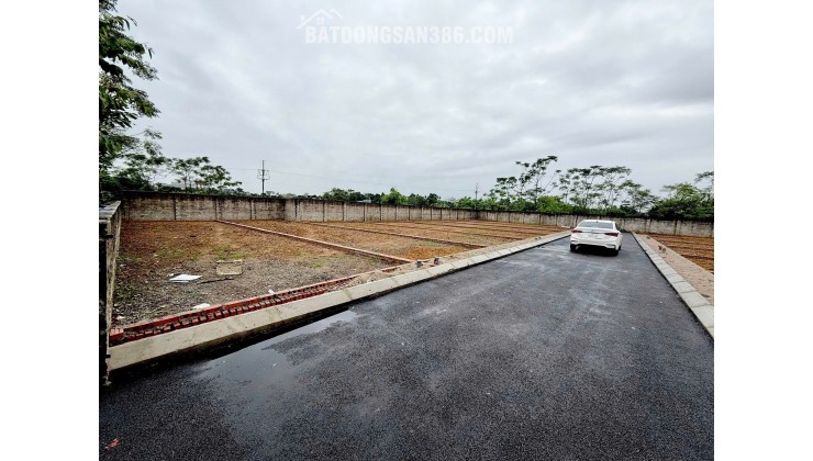 MẢNH ĐẤT VÀNG GIÁ F0 TẠI SƠN ĐÔNG, SƠN TÂY, HÀ NỘI. 100m2 full thổ, mặt tiền 6,8m