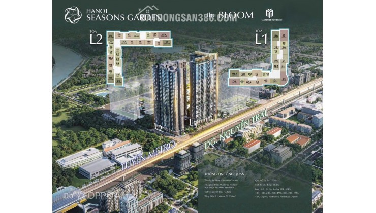 THÔNG TIN CHÍNH THỨC DA 
• Tên dự án: Lumière Hanoi Seasons Garden
• Vị trí: Nguyễn Trãi, Hà Nội