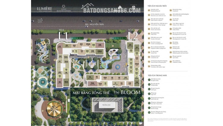 THÔNG TIN CHÍNH THỨC DA 
• Tên dự án: Lumière Hanoi Seasons Garden
• Vị trí: Nguyễn Trãi, Hà Nội